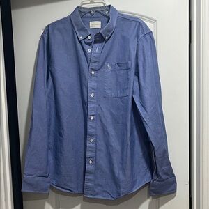 Aime Leon Dore Casual Blue Button-Down Shirt